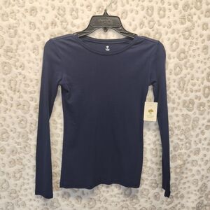 NEW Tucker + Tate Iris Blue L/S Crewneck Shirt Size 10/12